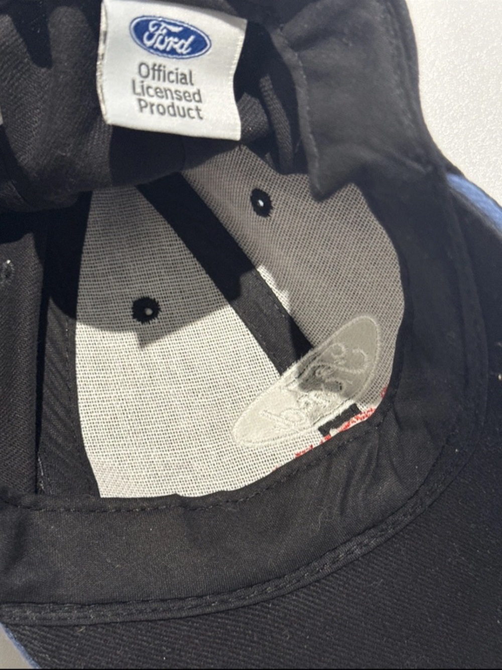 Ford Black Baseball Cap with Red and White Accents - Picture 8 of 8